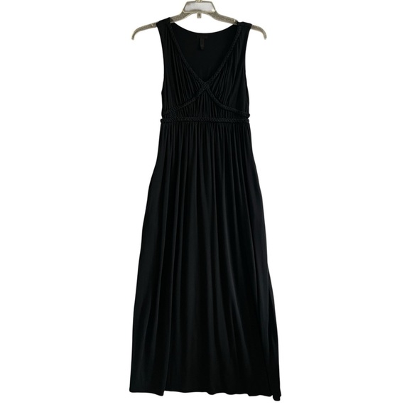 SOMA INTIMATES Dressed Up Casual Kaitlyn Maxi Dress Black Size Small - Picture 2 of 10